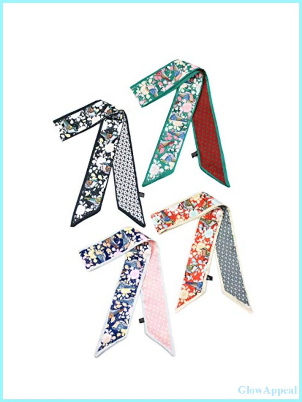 Silky Fashion Scarf - Bag Handle Decoration Hair Band Neck Scarf Multifunctional